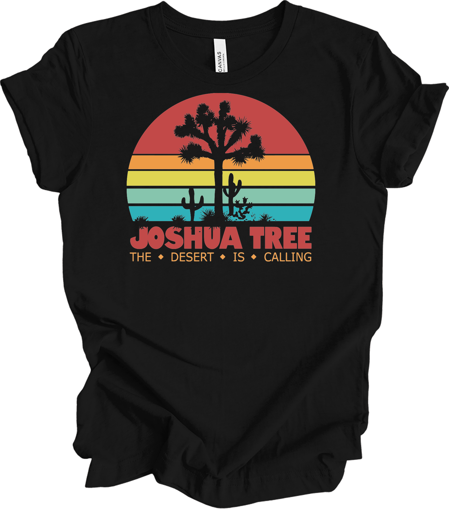 Joshua Tree Vintage T-Shirt in Black