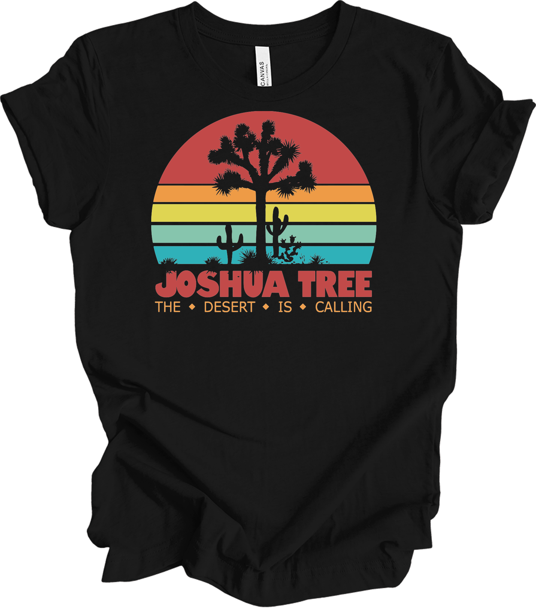 Joshua Tree Vintage T-Shirt in Black