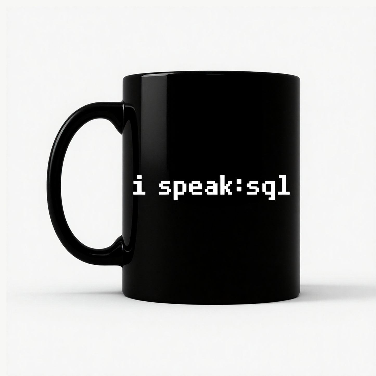 I'm Speaking SQL Mug in Black
