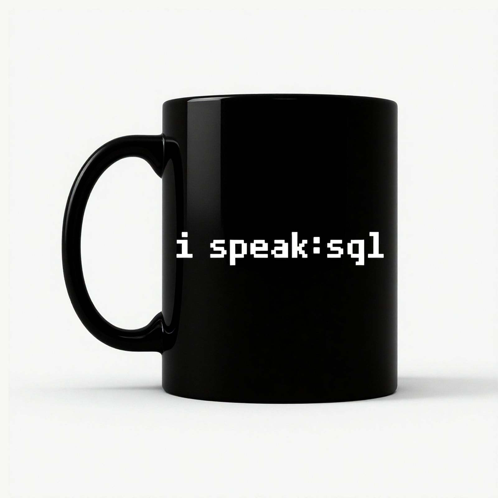 I'm Speaking SQL Mug in Black