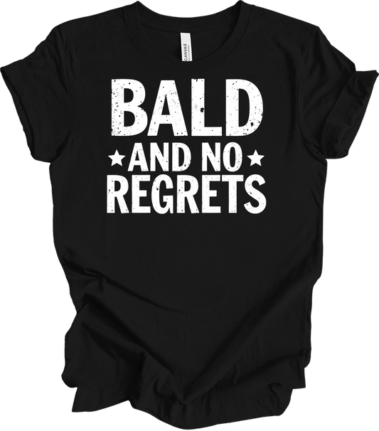 Bald and No Regrets T-Shirt in Black