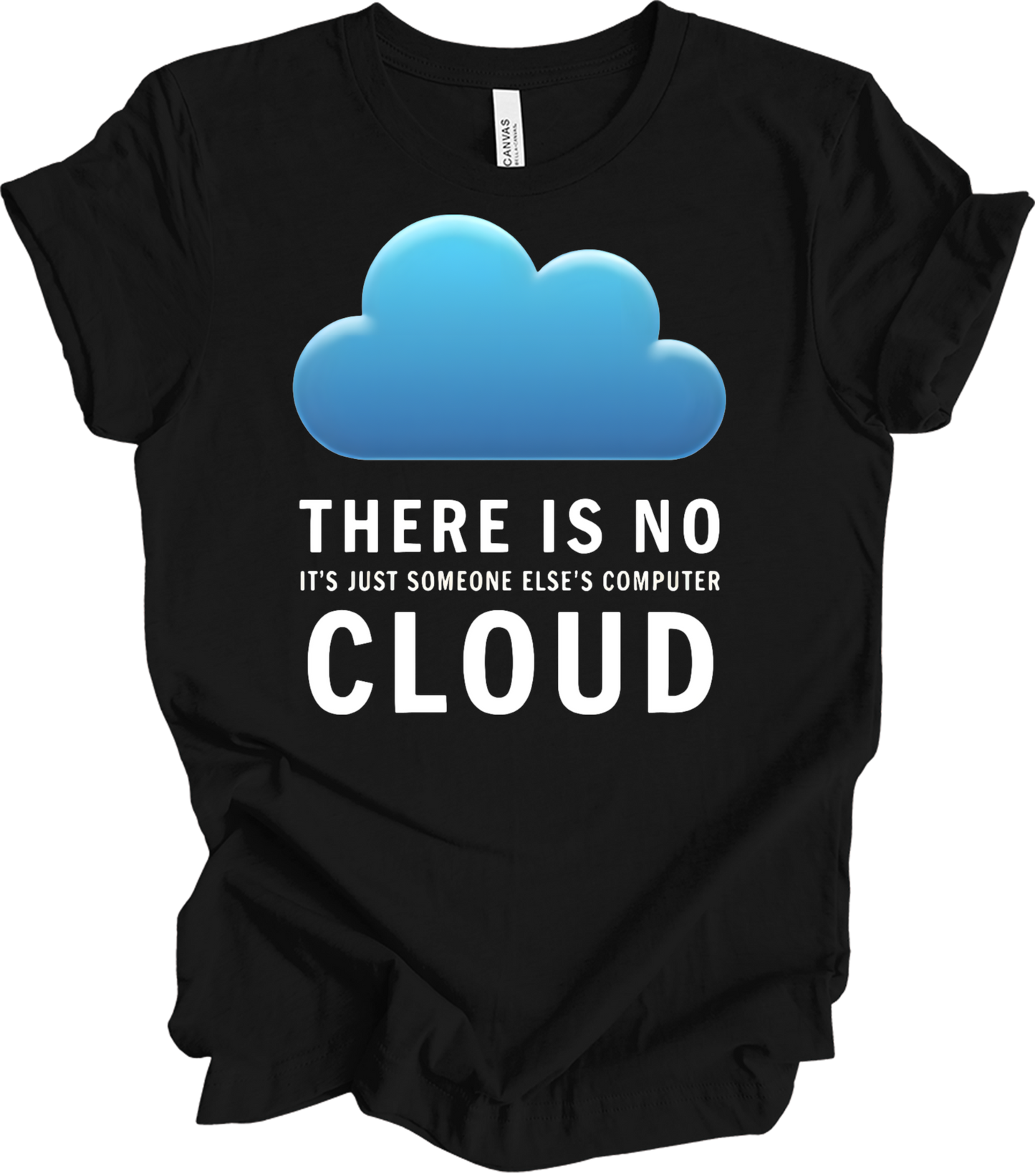 There Is No Cloud Tech T-Shirt in Black