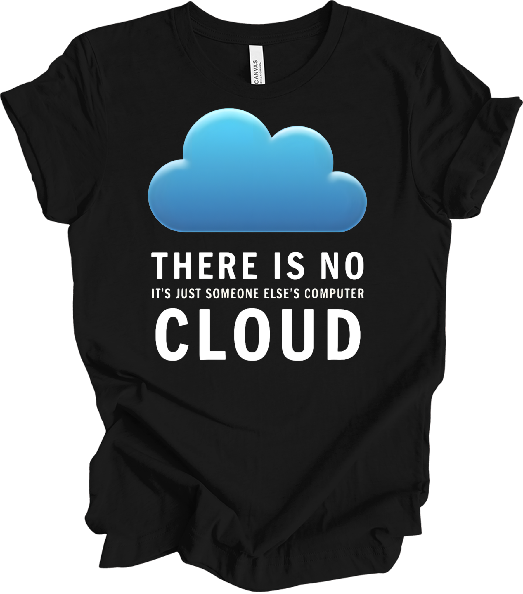 There Is No Cloud Tech T-Shirt in Black