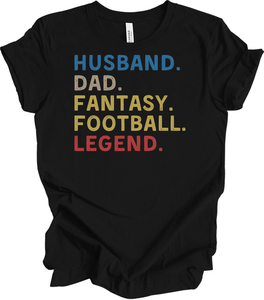 Fantasy Football Legend T-Shirt in Black