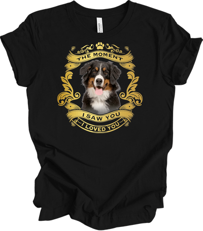 Bernese Mountain Dog Love T-Shirt in Black
