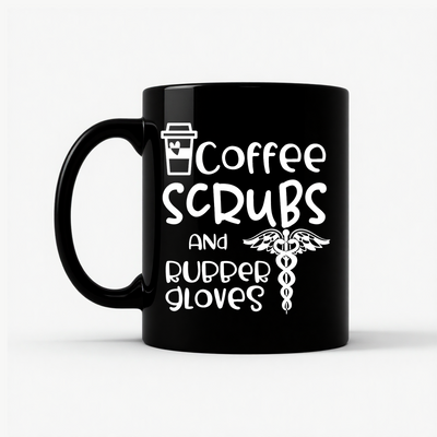 Coffee Scrubs Nurse Mug