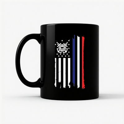 US Coast Guard Flag Mug