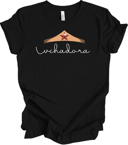 Wonder Woman Luchadora T-Shirt in Black