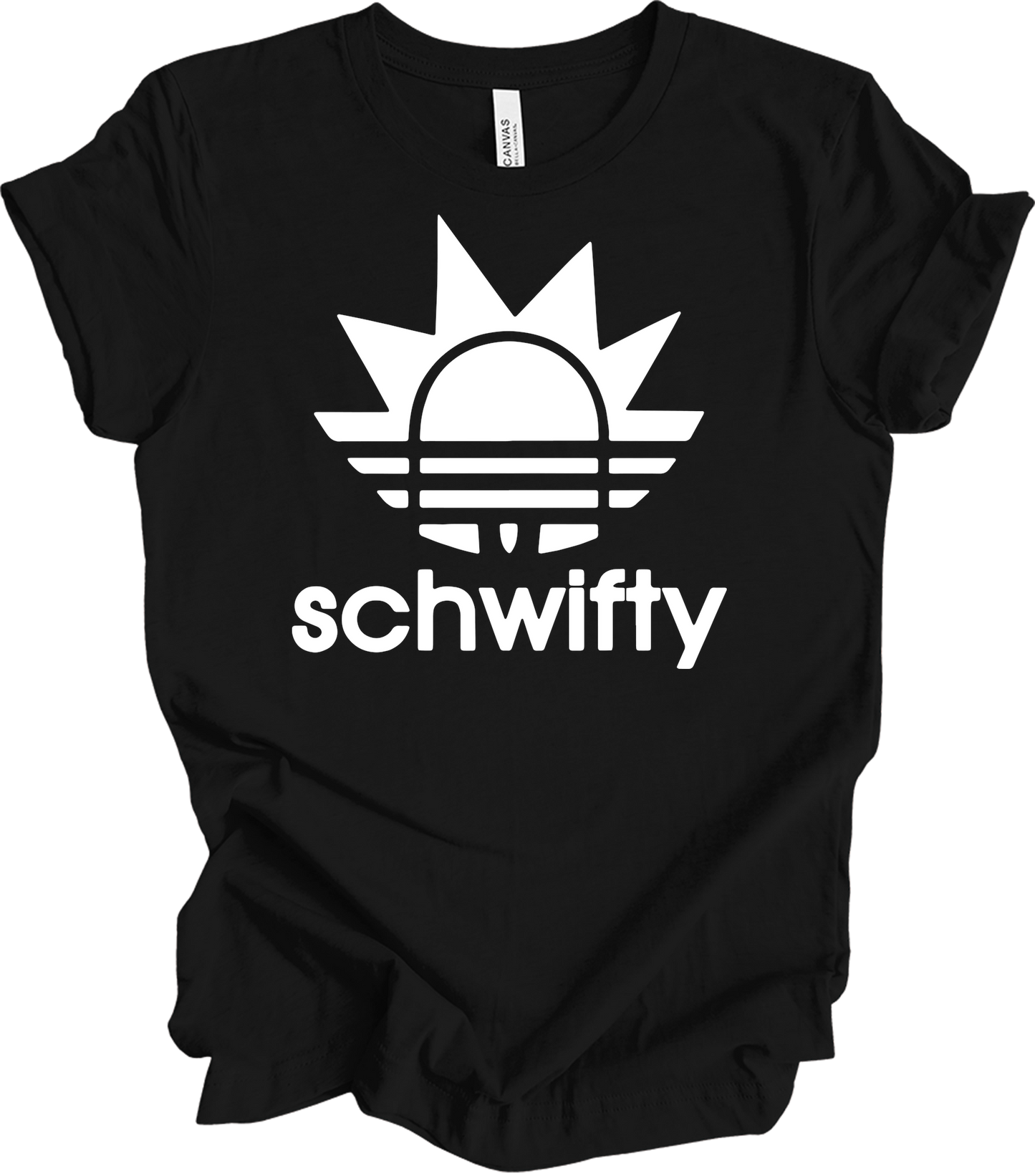 Schwifty Logo Parody T-Shirt in Black