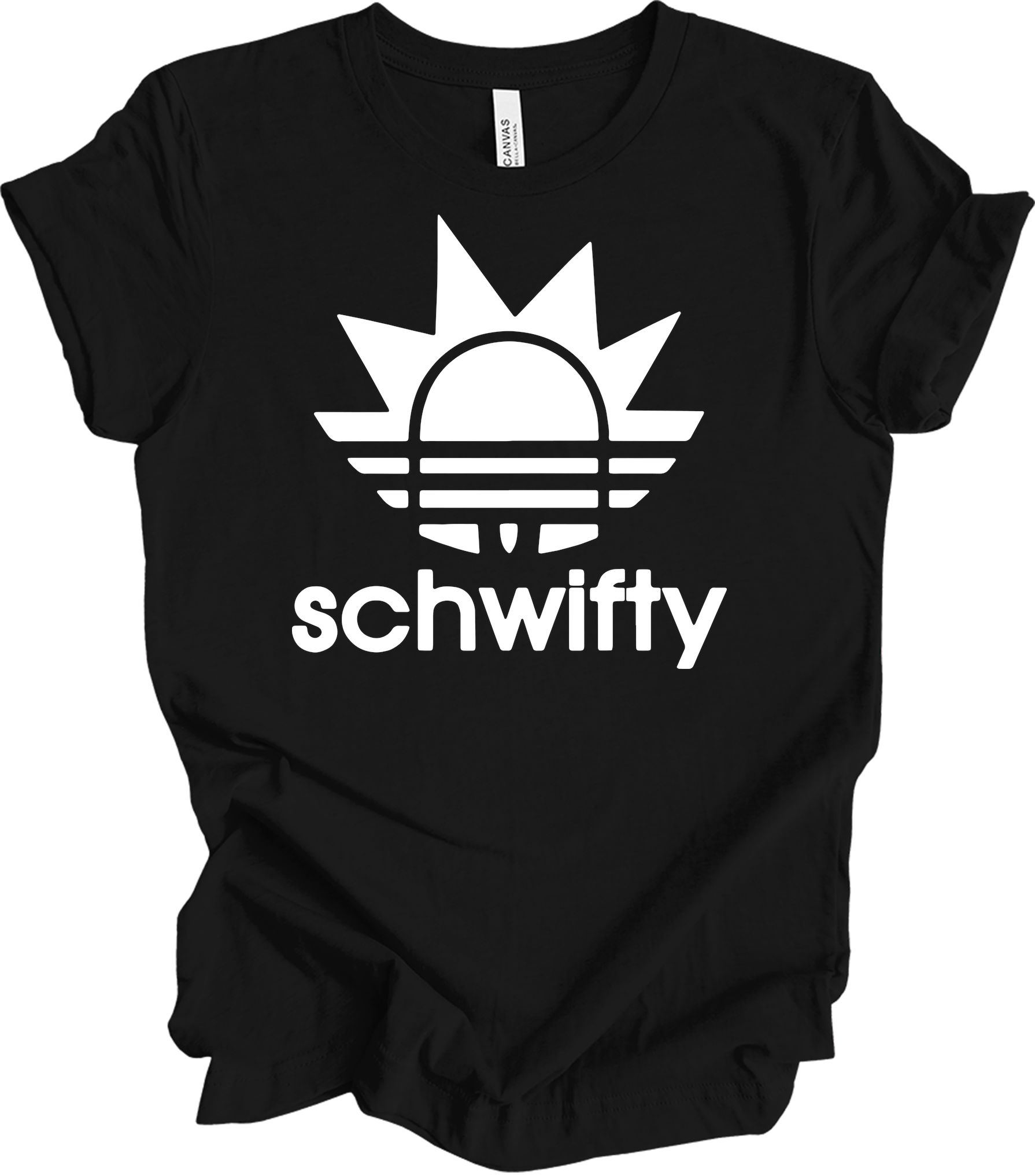 Schwifty Logo Parody T-Shirt in Black