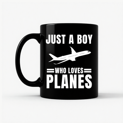 Airplane Pilot Mug - Loves Planes
