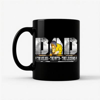 Welder Dad: The Myth, The Legend Mug