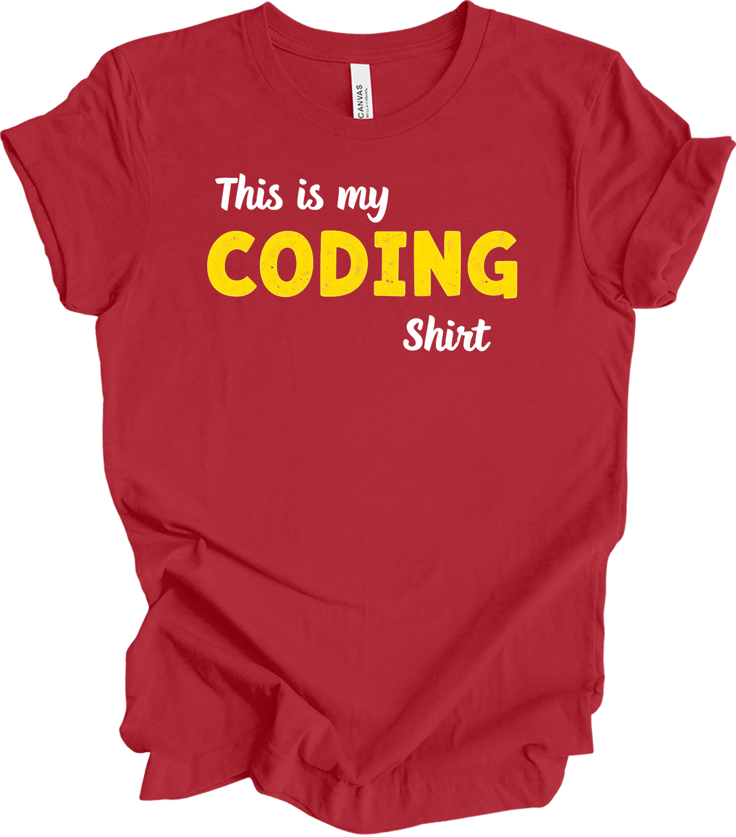 This is My Coding - Codi T-Shirt in Canvas Red