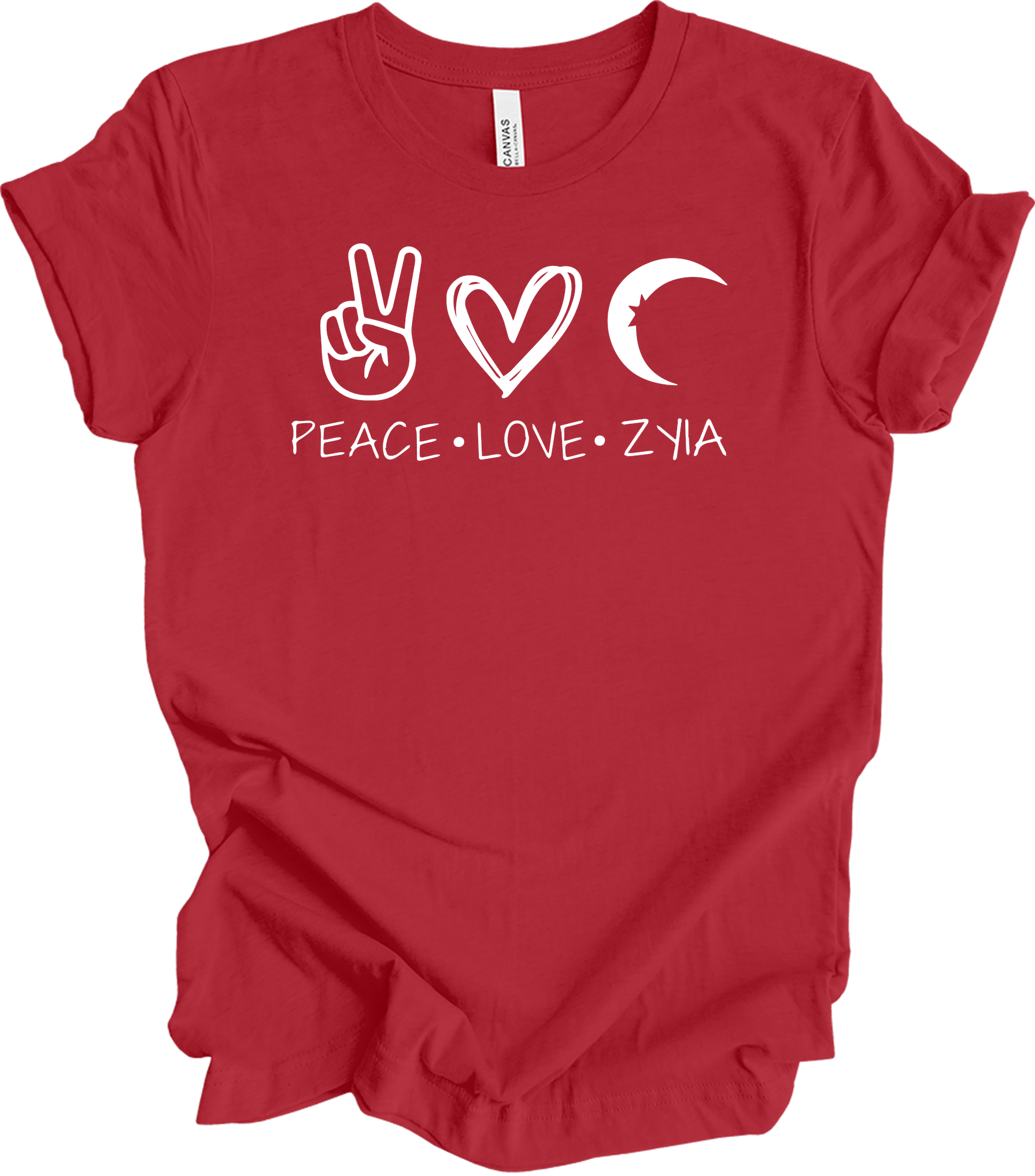 Peace Love Zyia Representative Independent Active Rep T-Shirt in Canvas Red