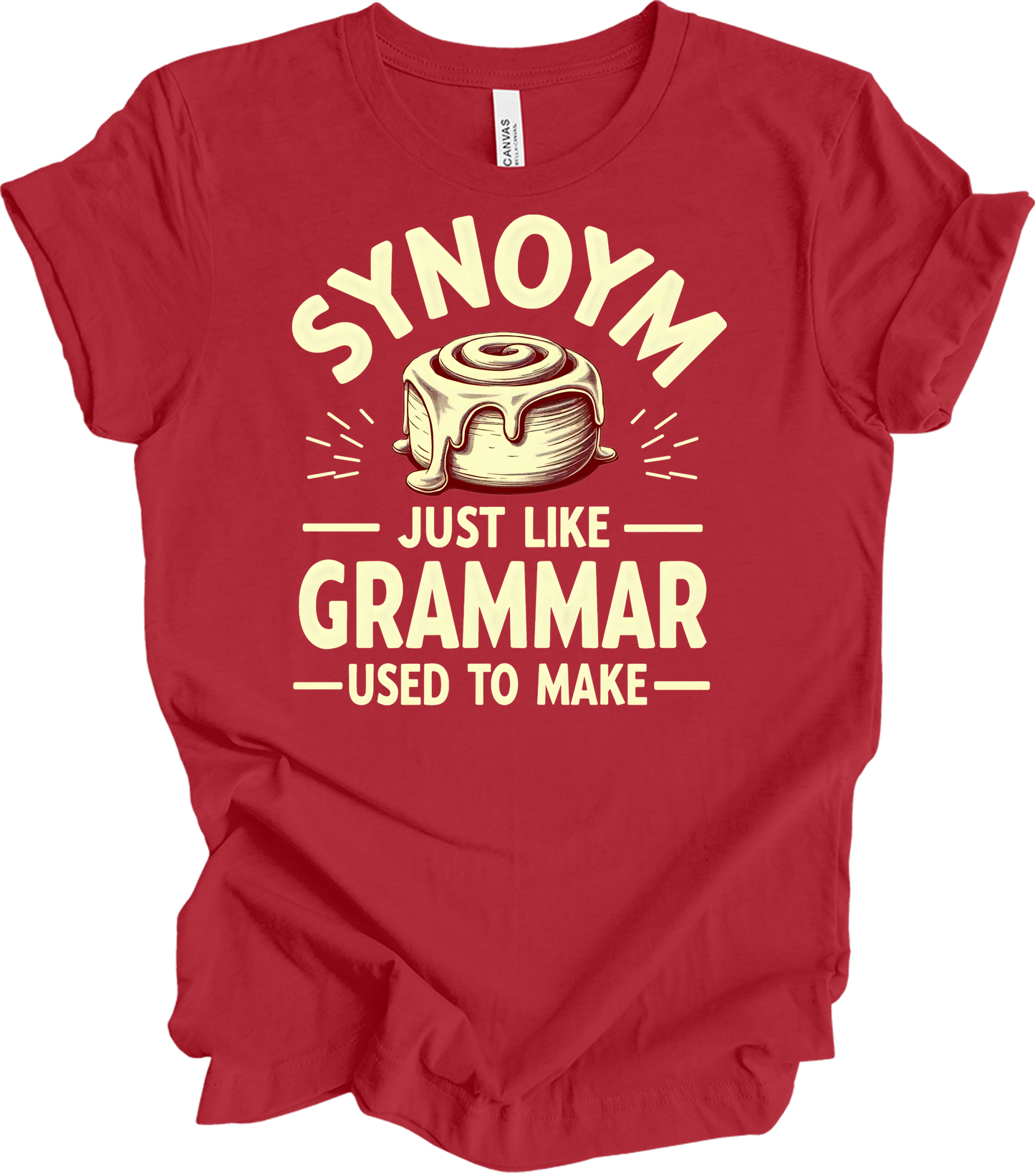 Synonym Cinnamon Roll T-Shirt in Canvas Red