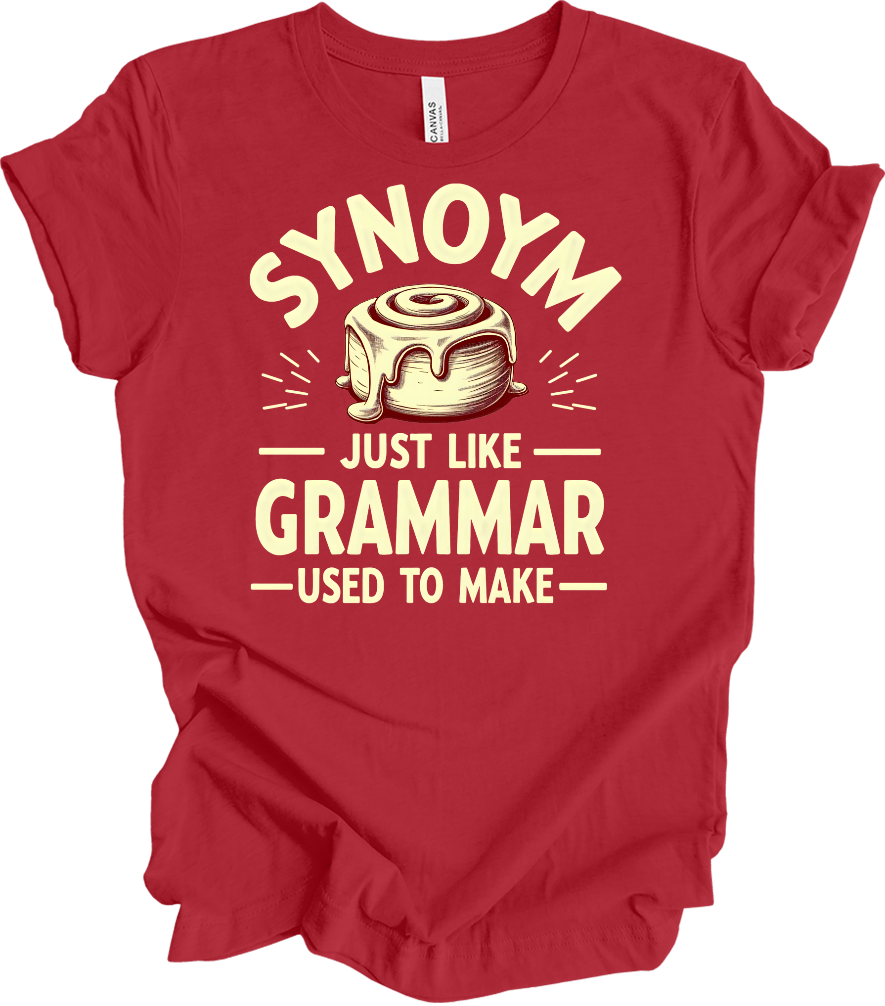 Synonym Cinnamon Roll T-Shirt in Canvas Red