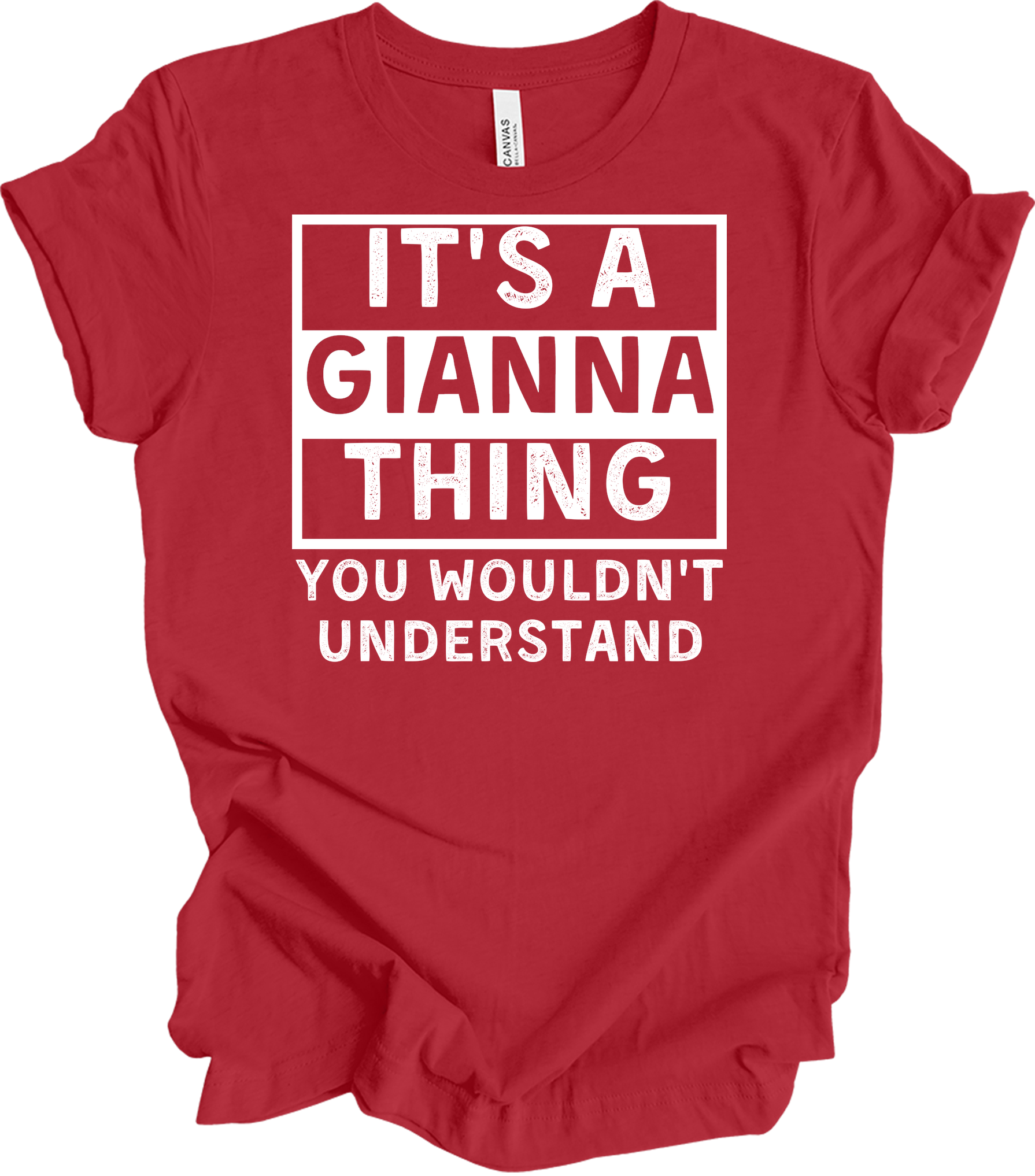 Gianna Thing You Wouldn't Understand T-Shirt in Canvas Red