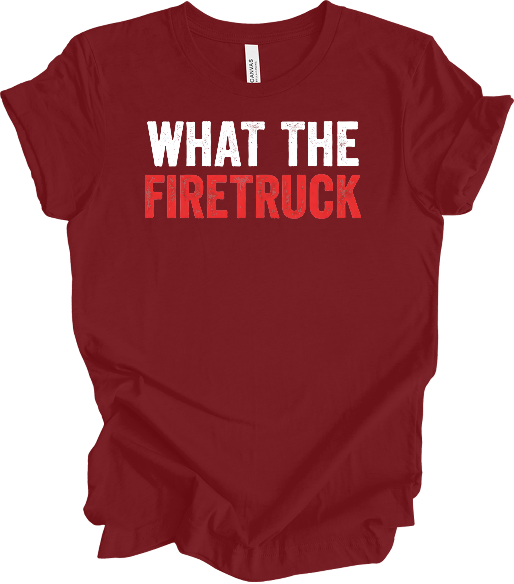 What The Firetruck T-Shirt in Cardinal