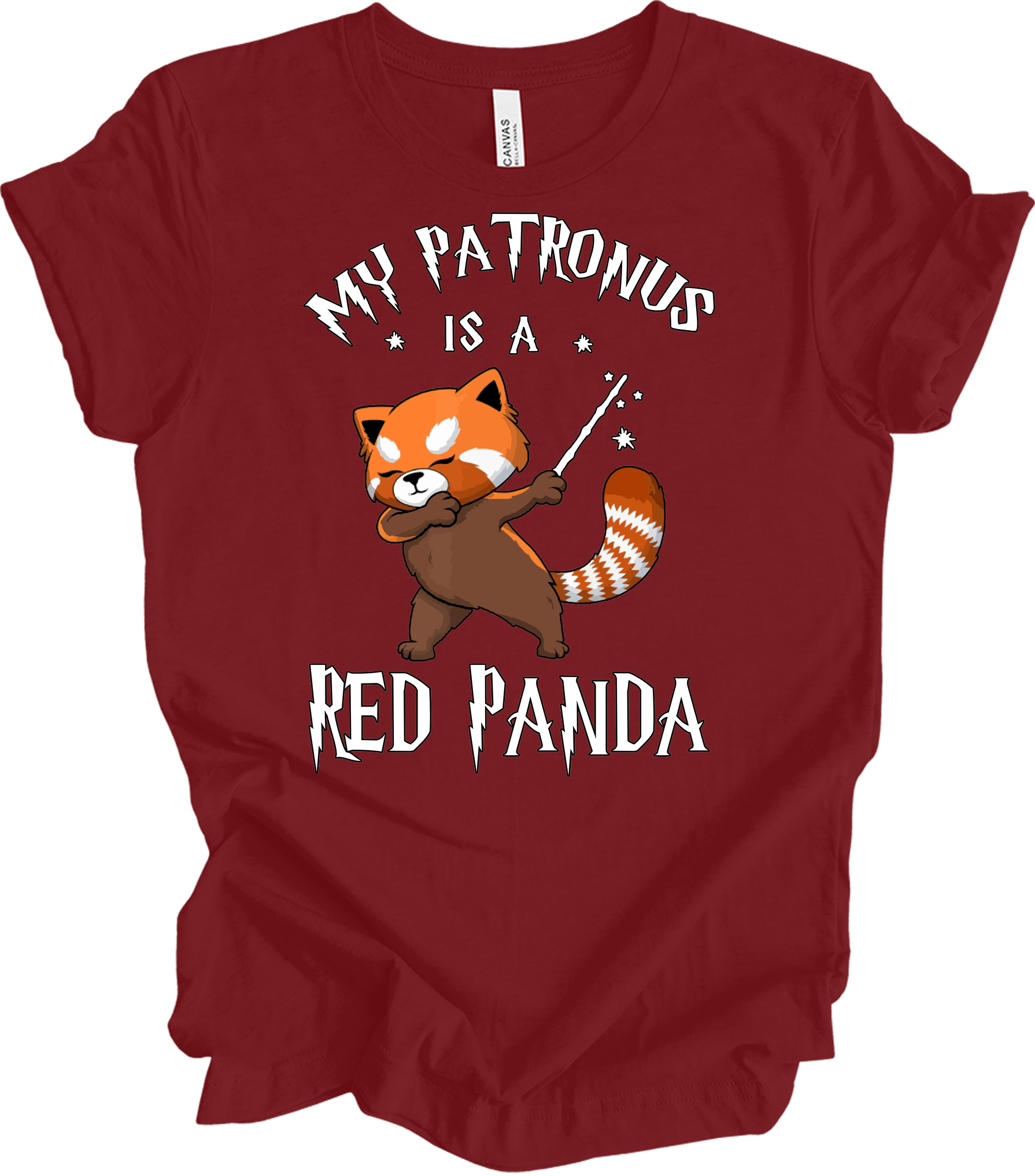 My Patronus Red Panda T-Shirt in Cardinal
