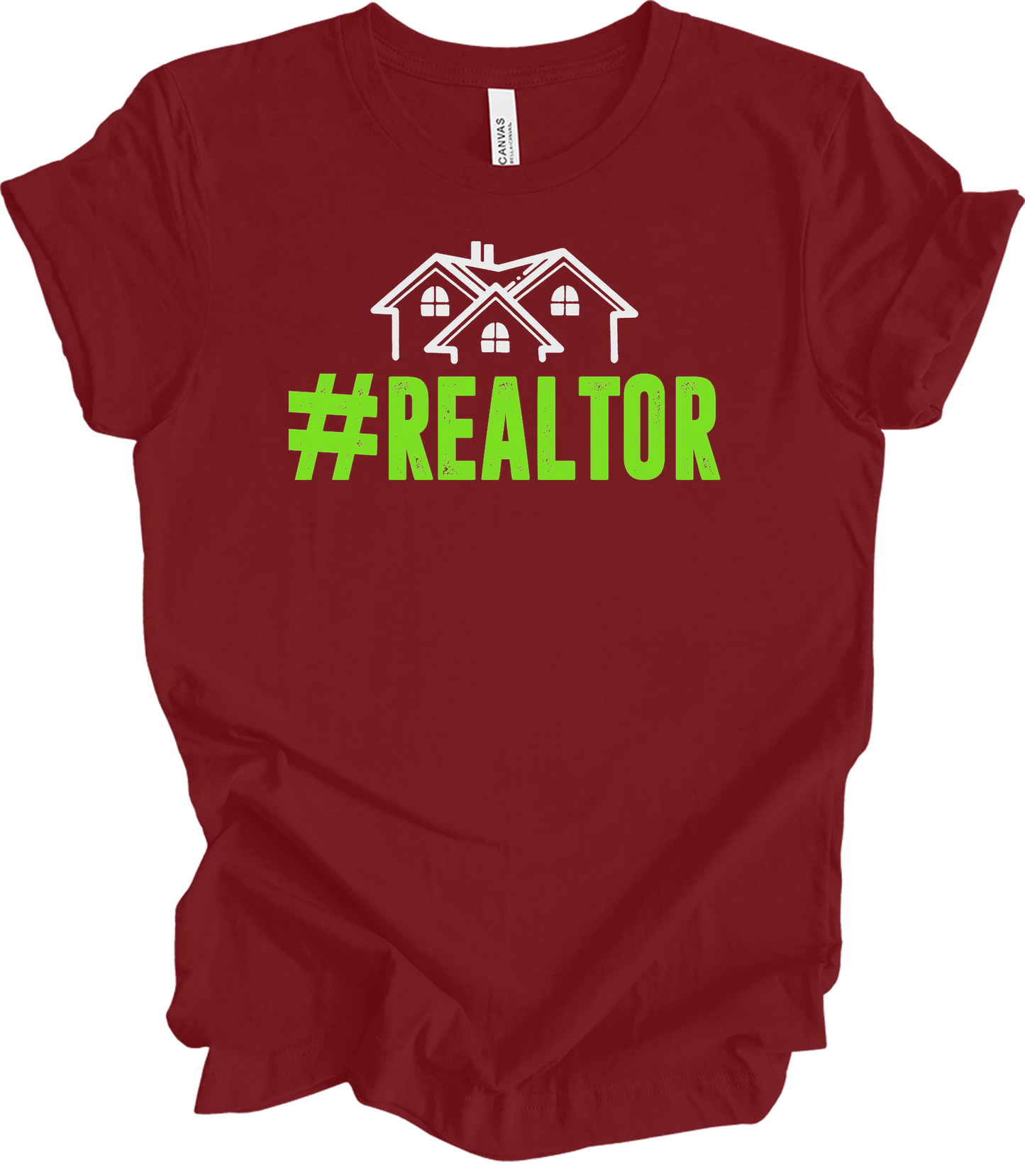 #Realtor for Real Estate Pros T-Shirt in Cardinal