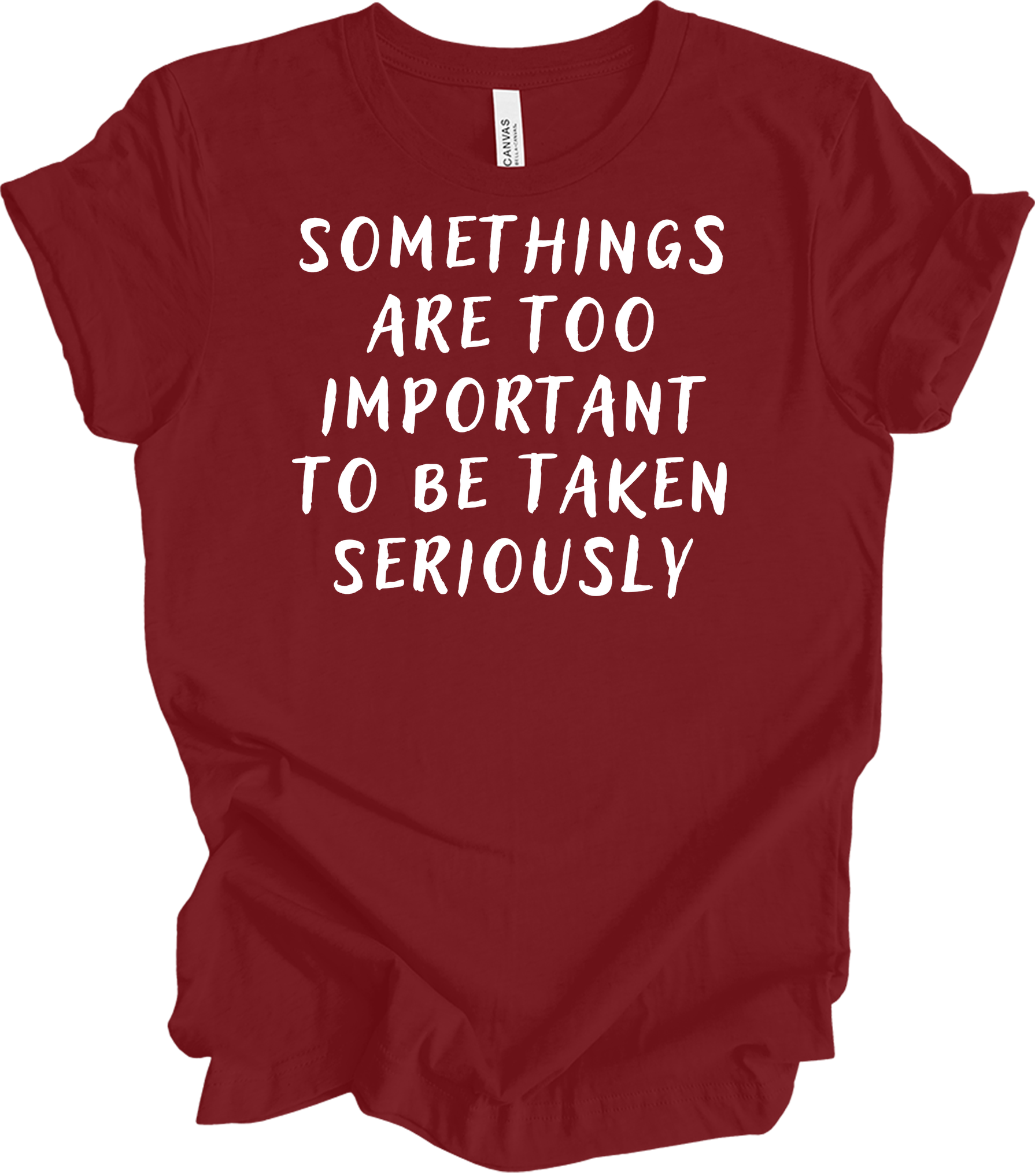 Stage Crew: Important Yet Fun T-Shirt in Cardinal