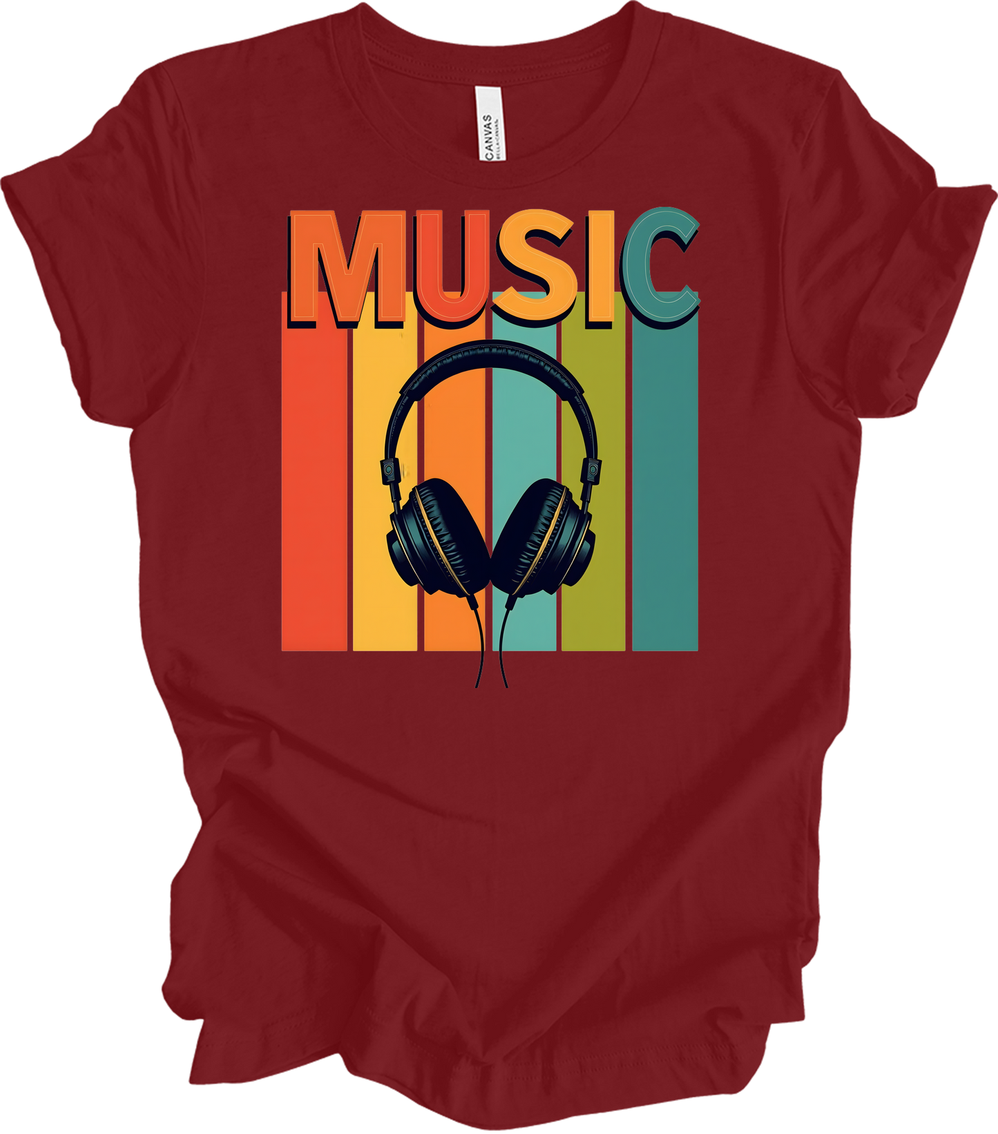 Electronic Music Lover T-Shirt in Cardinal