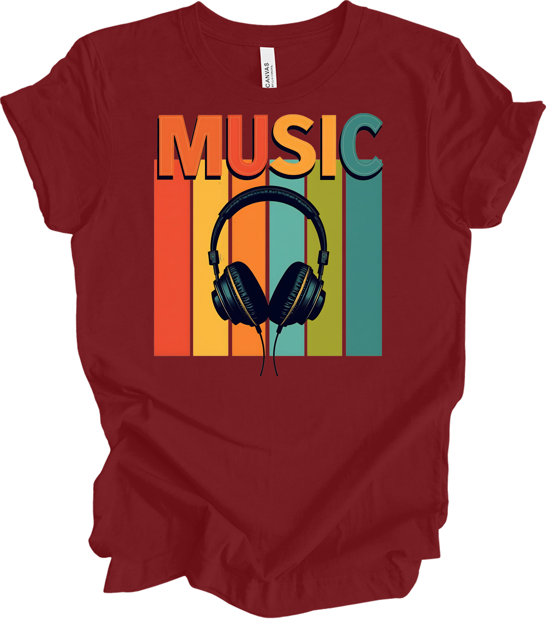 Electronic Music Lover T-Shirt in Cardinal