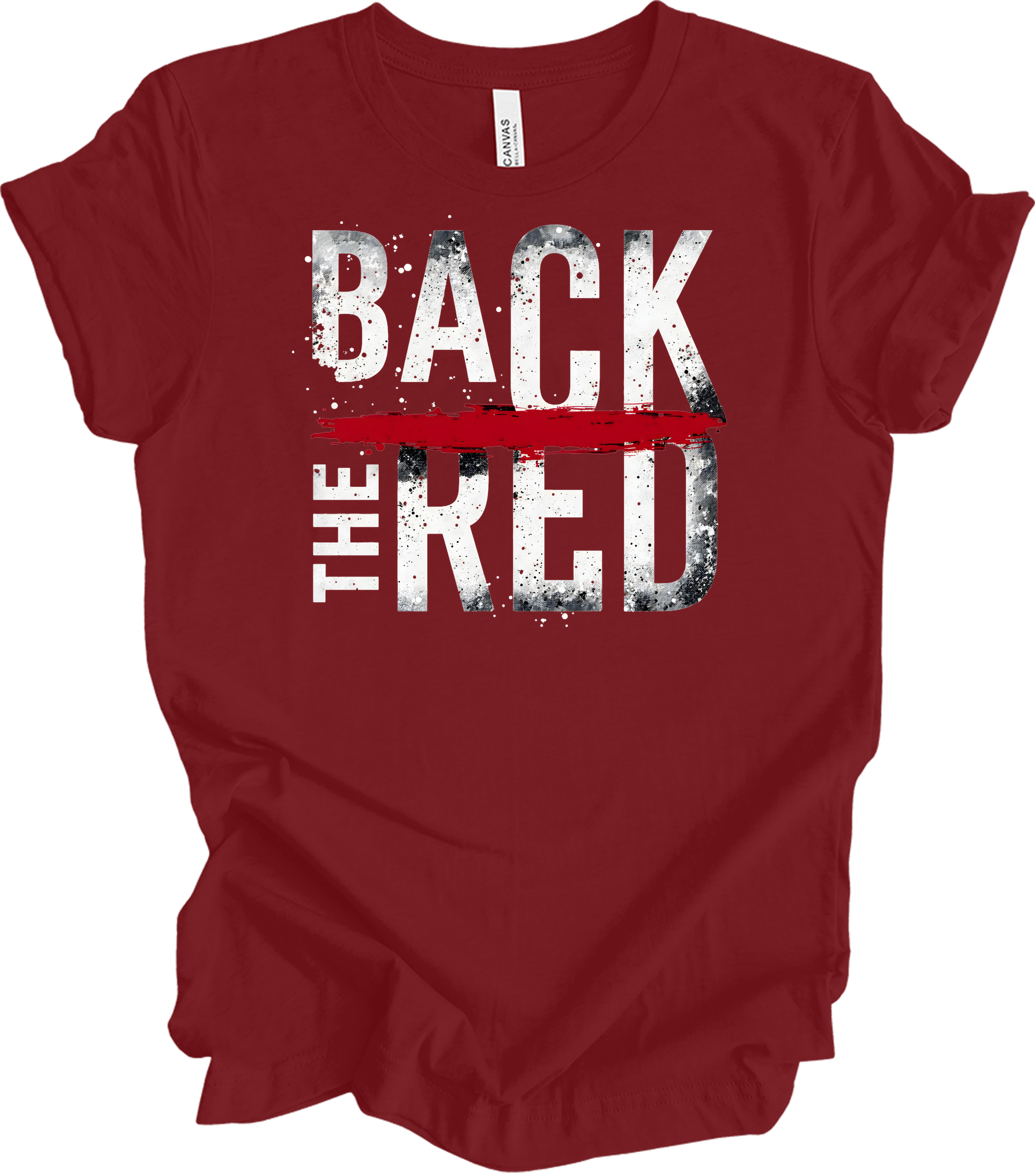Back the Red - Support Services T-Shirt in Cardinal