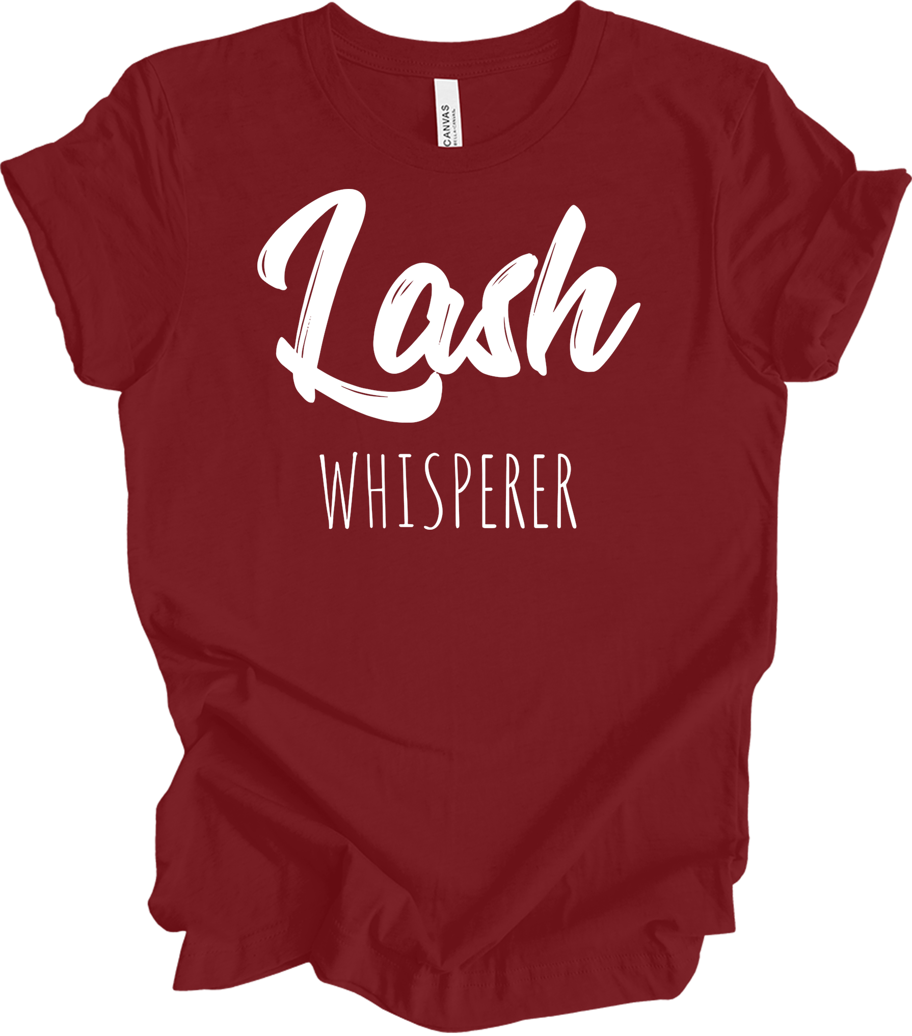 Lash Whisperer T-Shirt in Cardinal