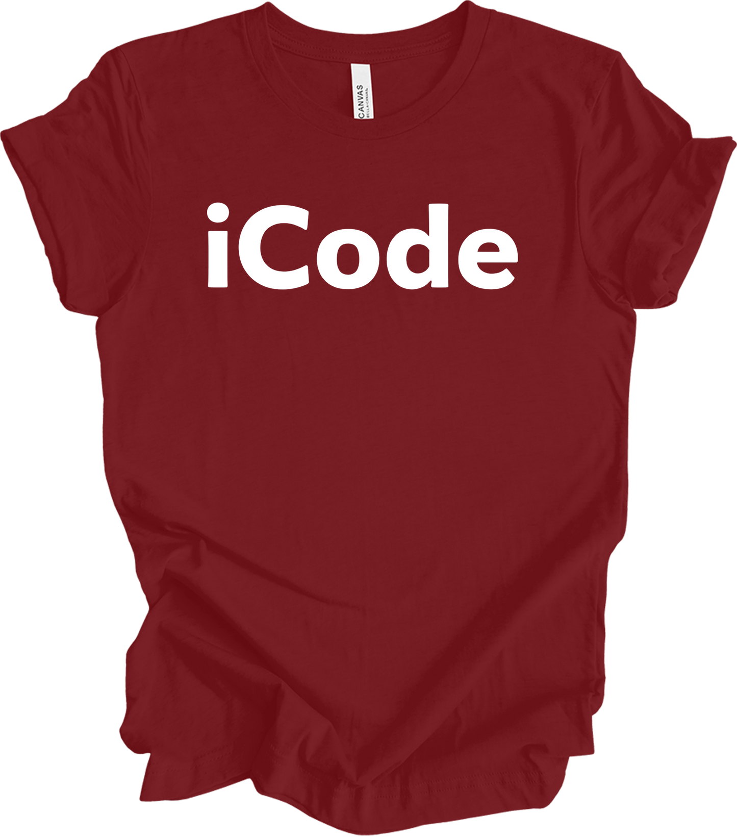 iCode | Colombianadas Fun T-Shirt in Cardinal