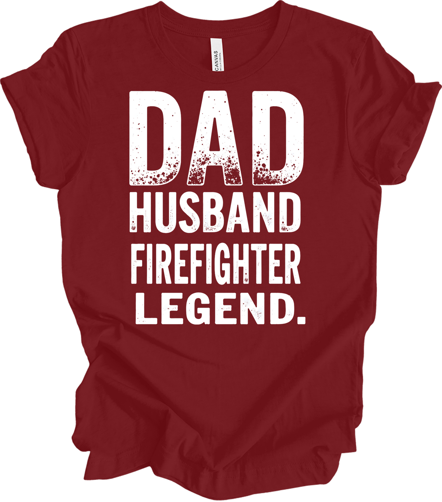 Firefighter Legend Gift T-Shirt in Cardinal