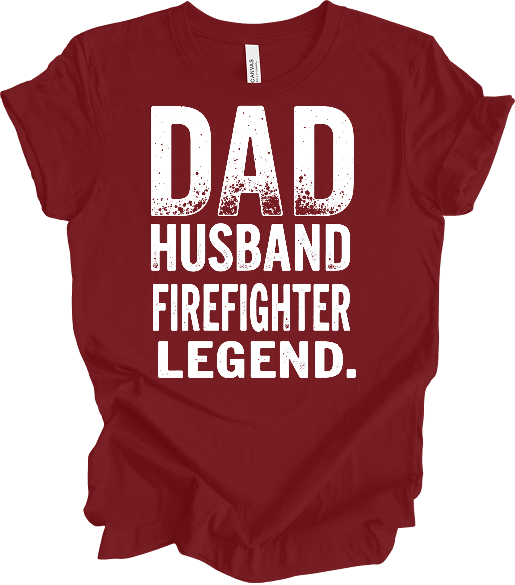 Firefighter Legend Gift T-Shirt in Cardinal