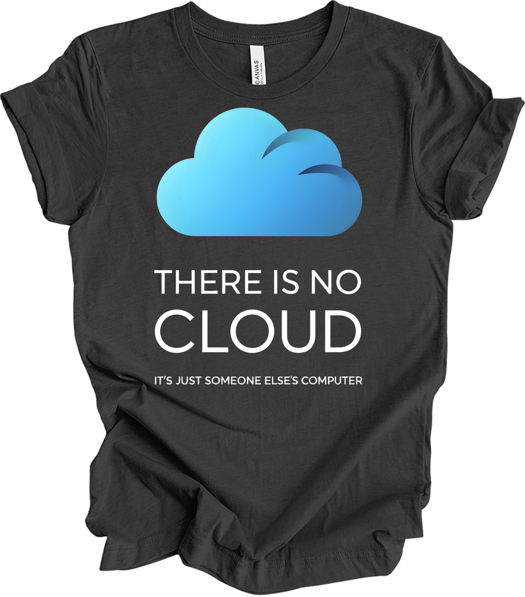 There Is No Cloud T-Shirt in Dark Grey Heather