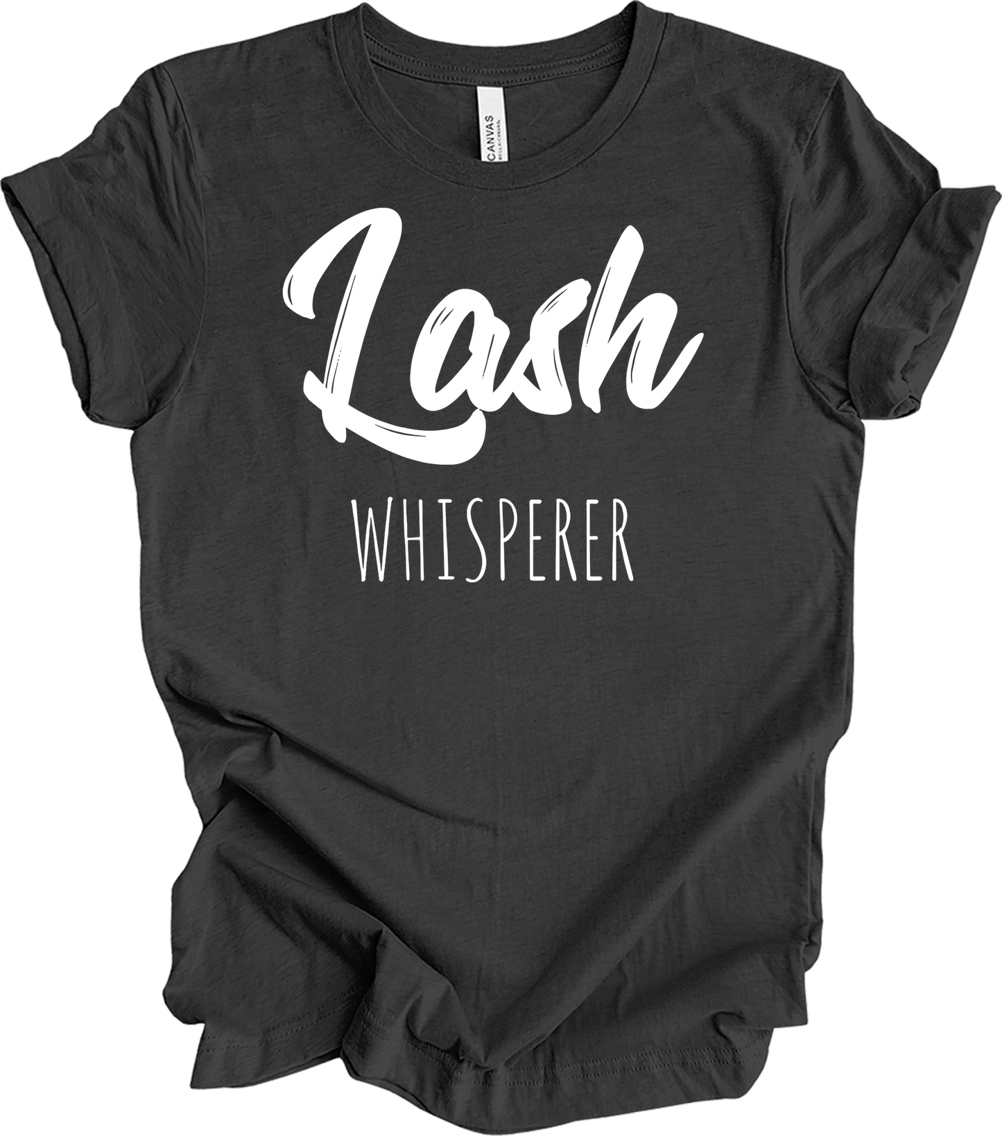 Lash Whisperer T-Shirt in Dark Grey Heather