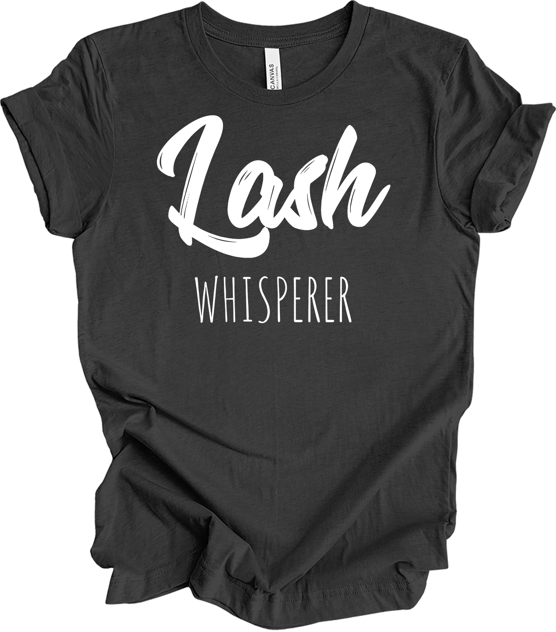Lash Whisperer T-Shirt in Dark Grey Heather