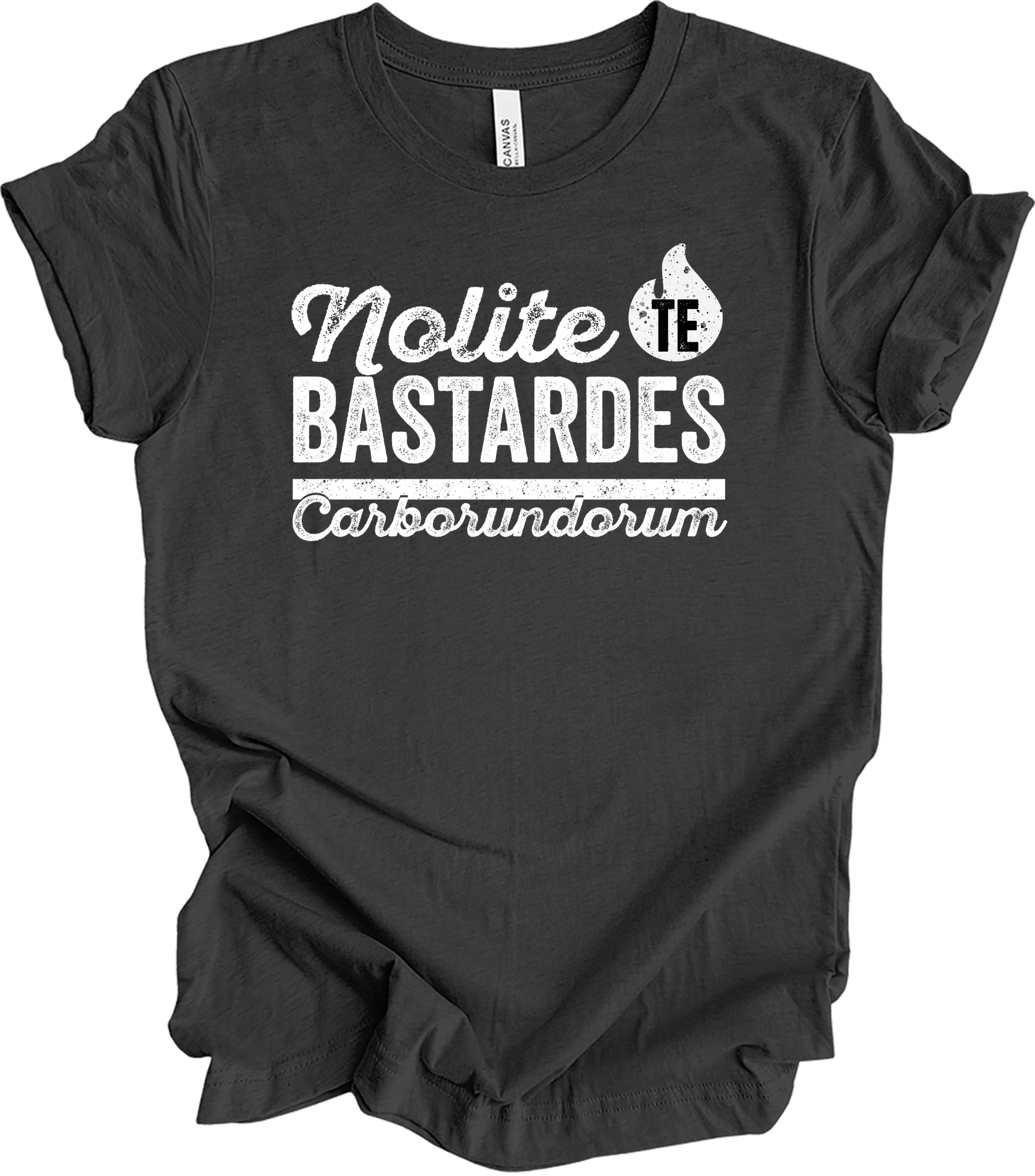 Nolite Te Bastardes Carborundorum T-Shirt in Dark Grey Heather