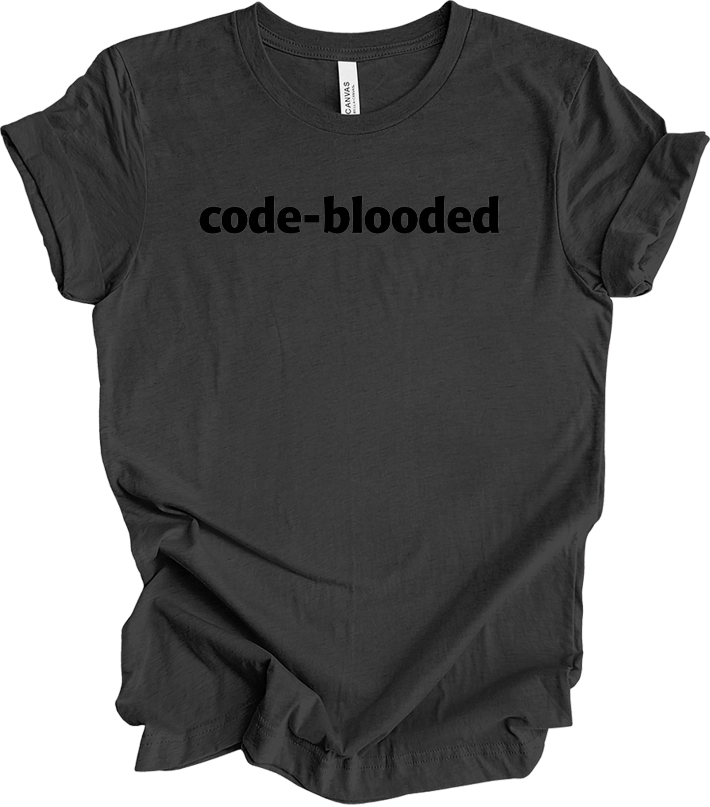 Code Blooded Programmer T-Shirt in Dark Grey Heather