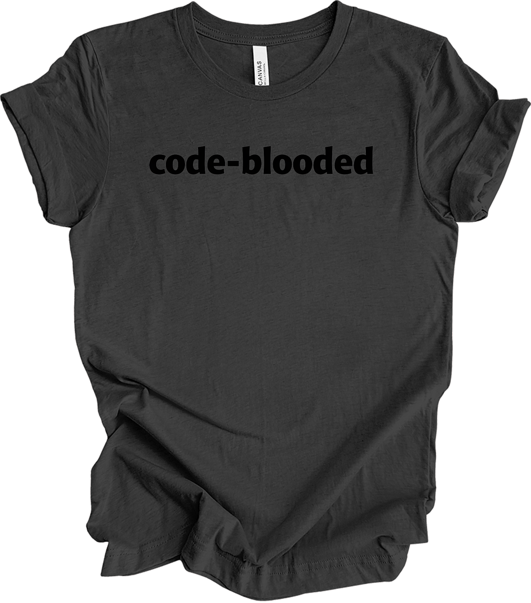 Code Blooded Programmer T-Shirt in Dark Grey Heather
