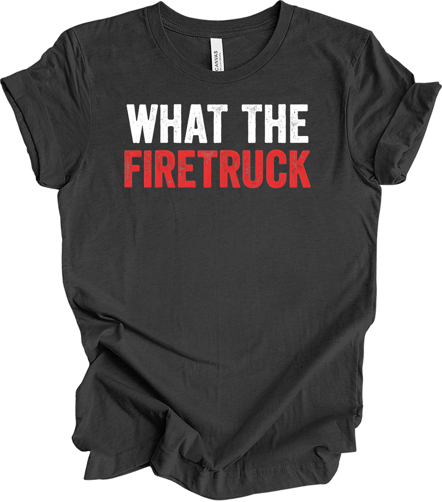 What The Firetruck T-Shirt in Dark Grey Heather