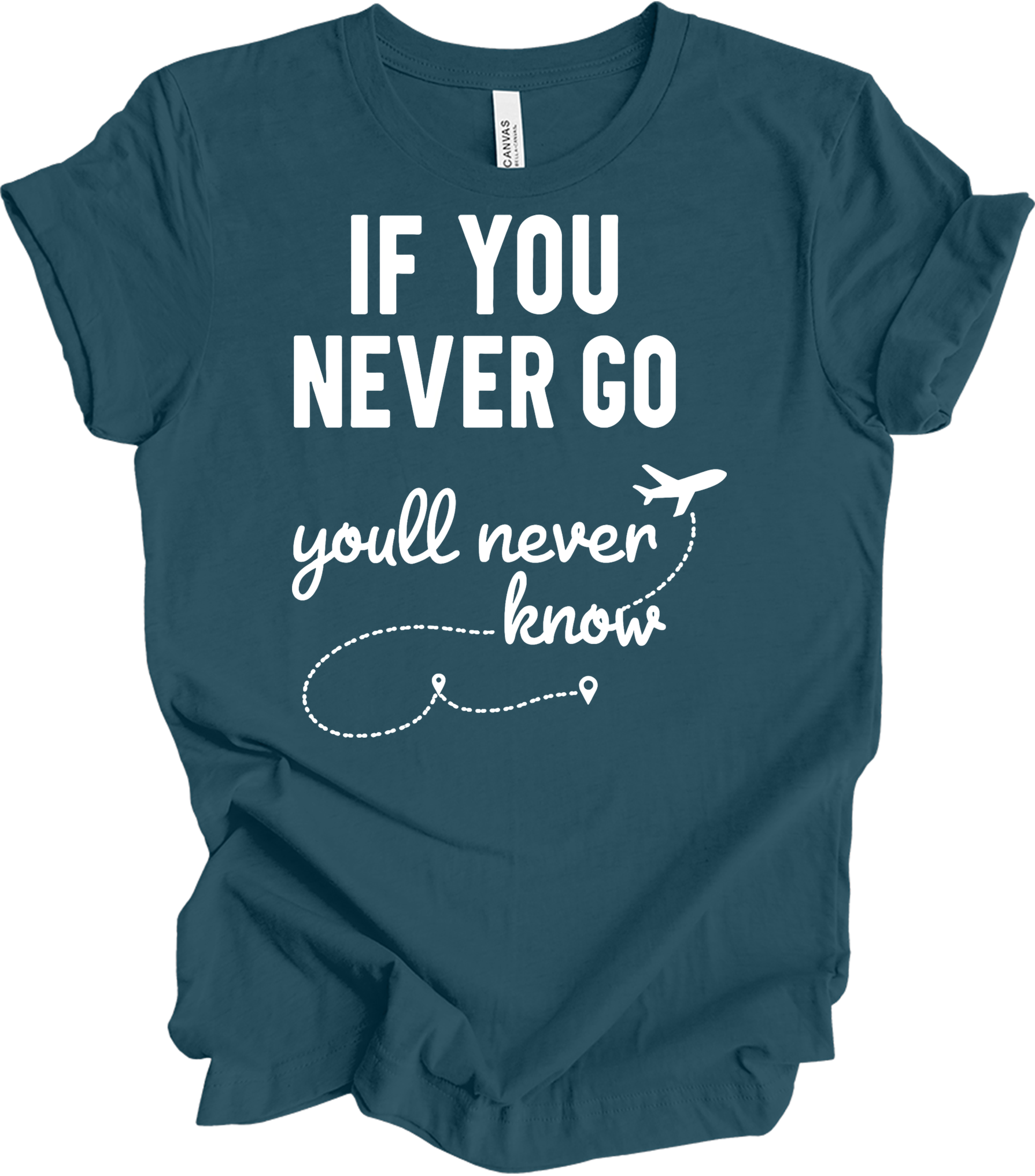 Travel Adventure T-Shirt in Deep Teal