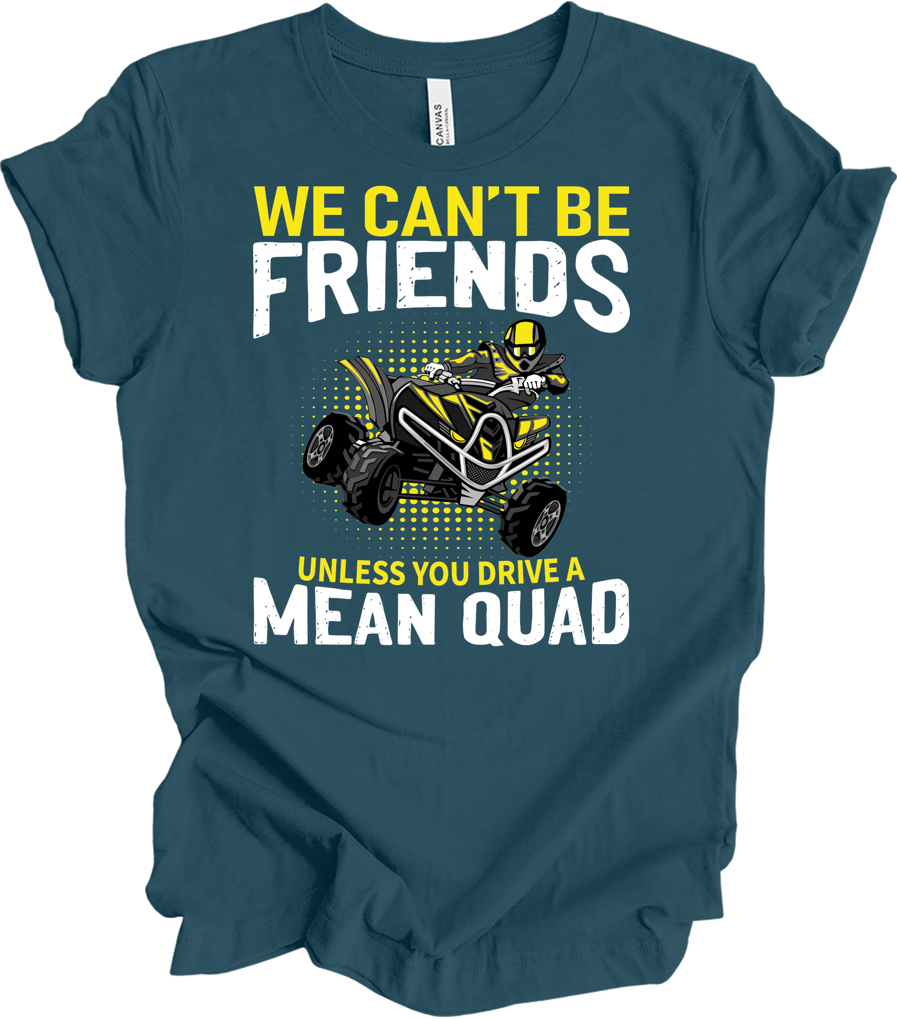 ATV Quad: Mean Quad T-Shirt in Deep Teal
