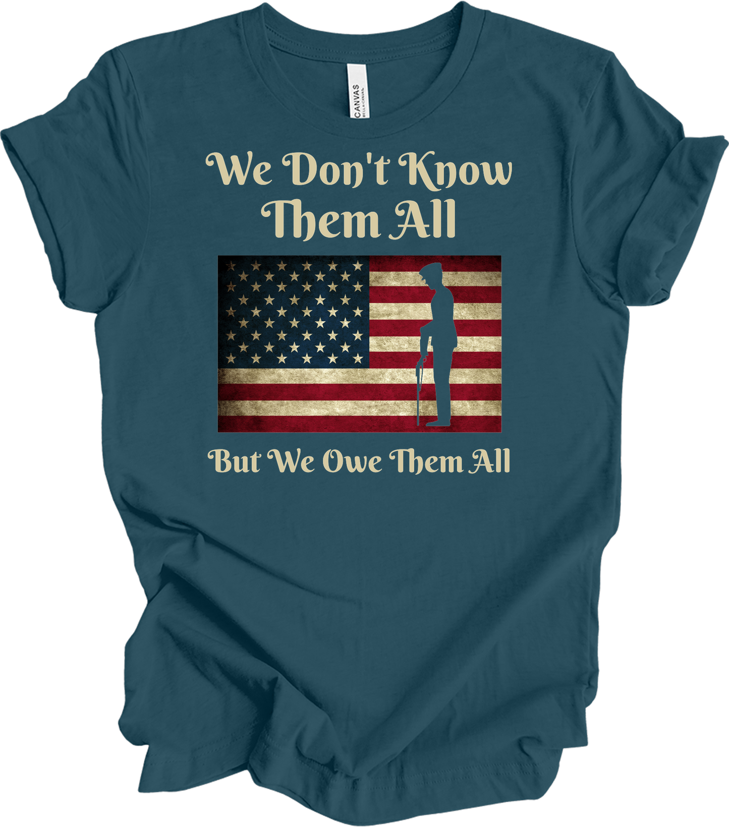 We Owe Them All T-Shirt in Deep Teal