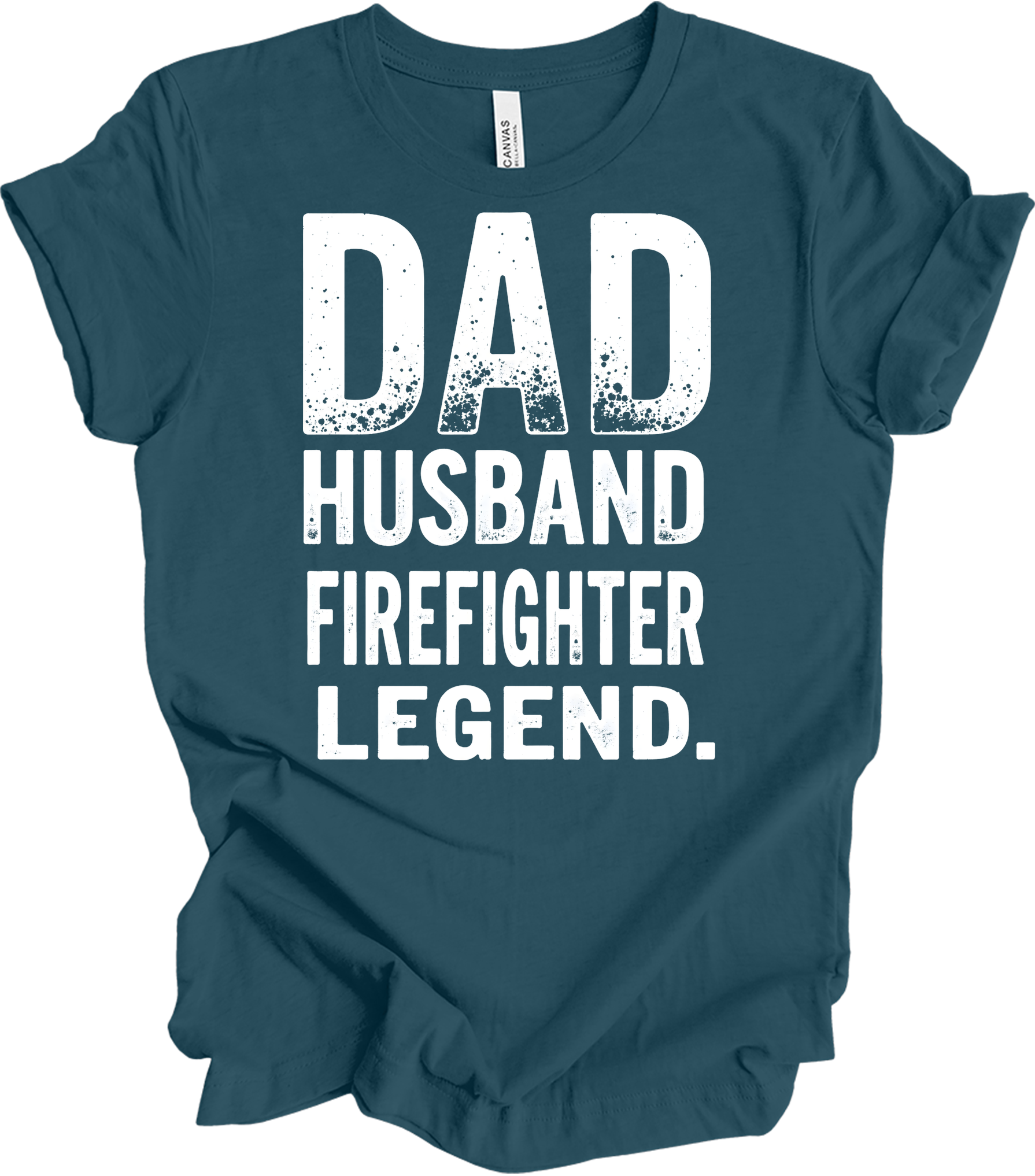Firefighter Legend Gift T-Shirt in Deep Teal
