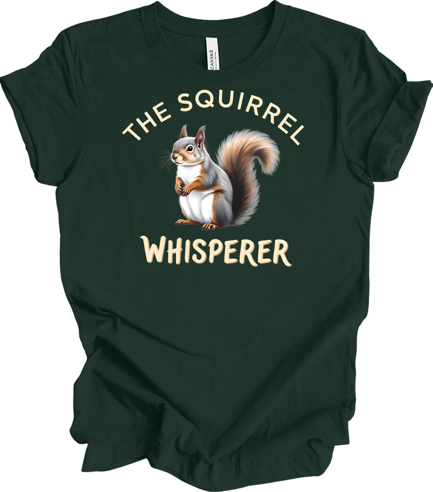 The Squirrel Whisperer T-Shirt in Forest