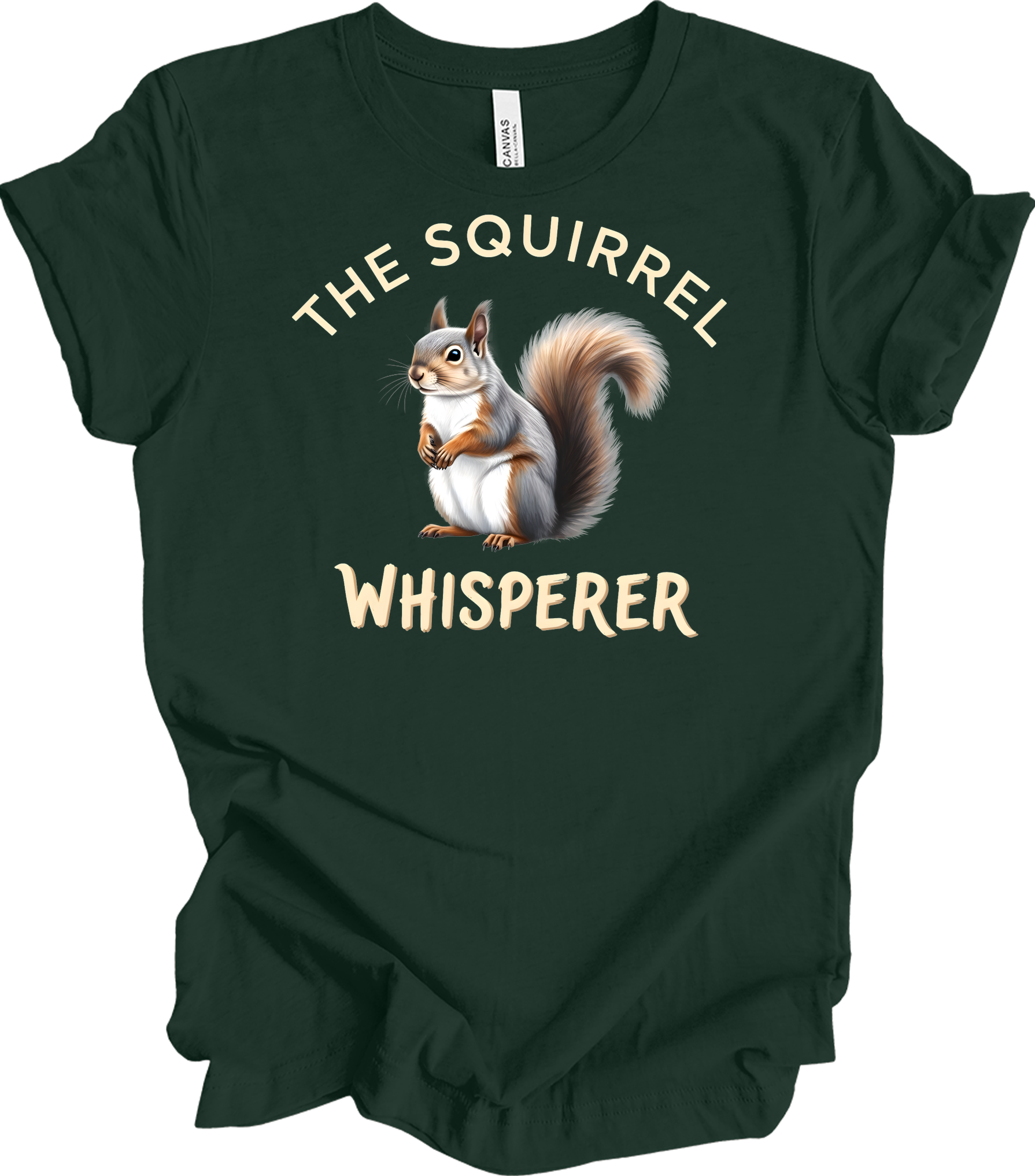 The Squirrel Whisperer T-Shirt in Forest