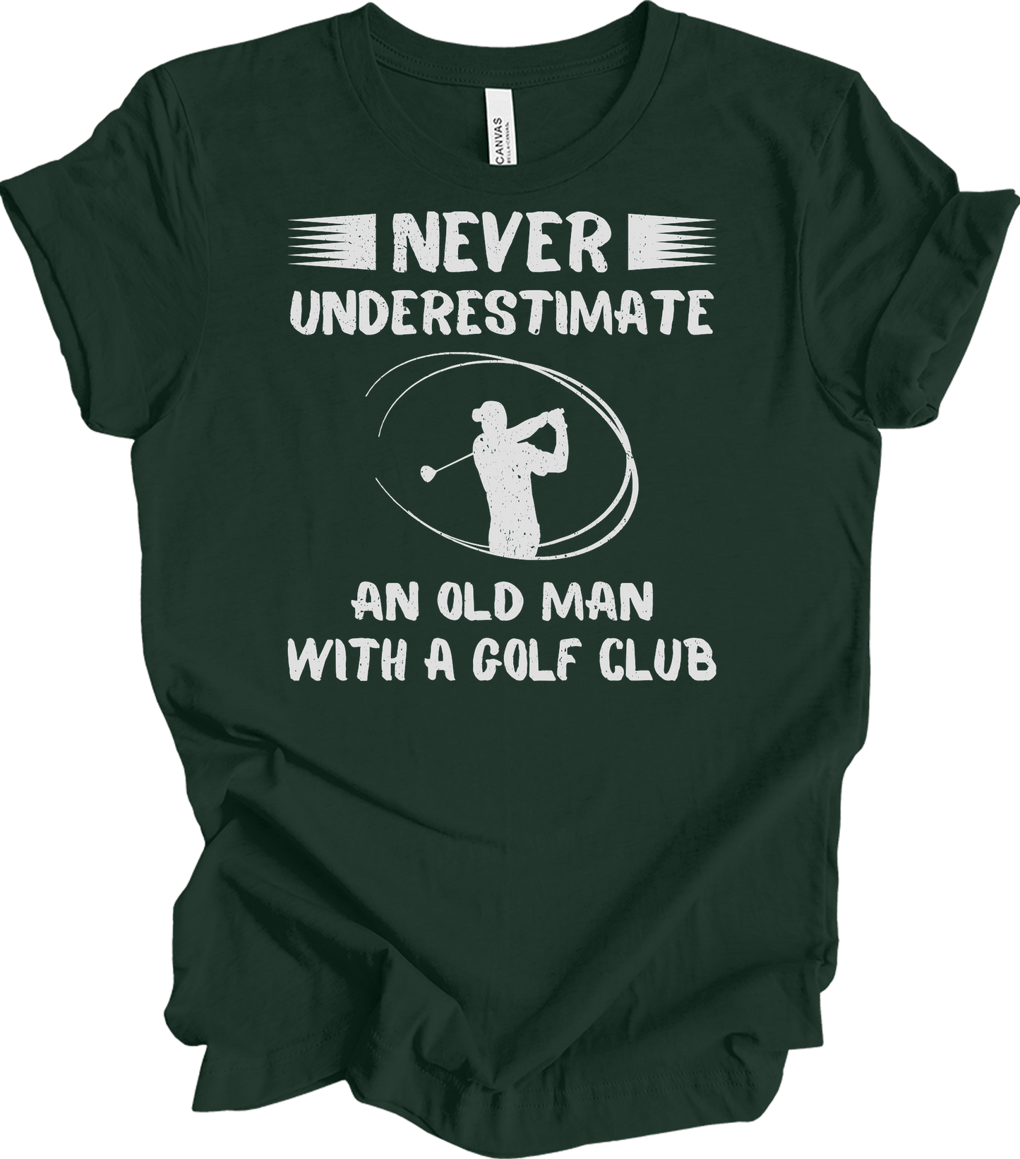 Old Man Golf Club T-Shirt in Forest