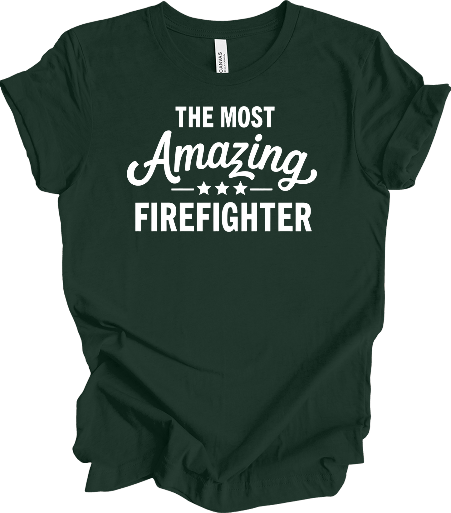 Amazing Firefighter - Fire Inside Me T-Shirt in Forest