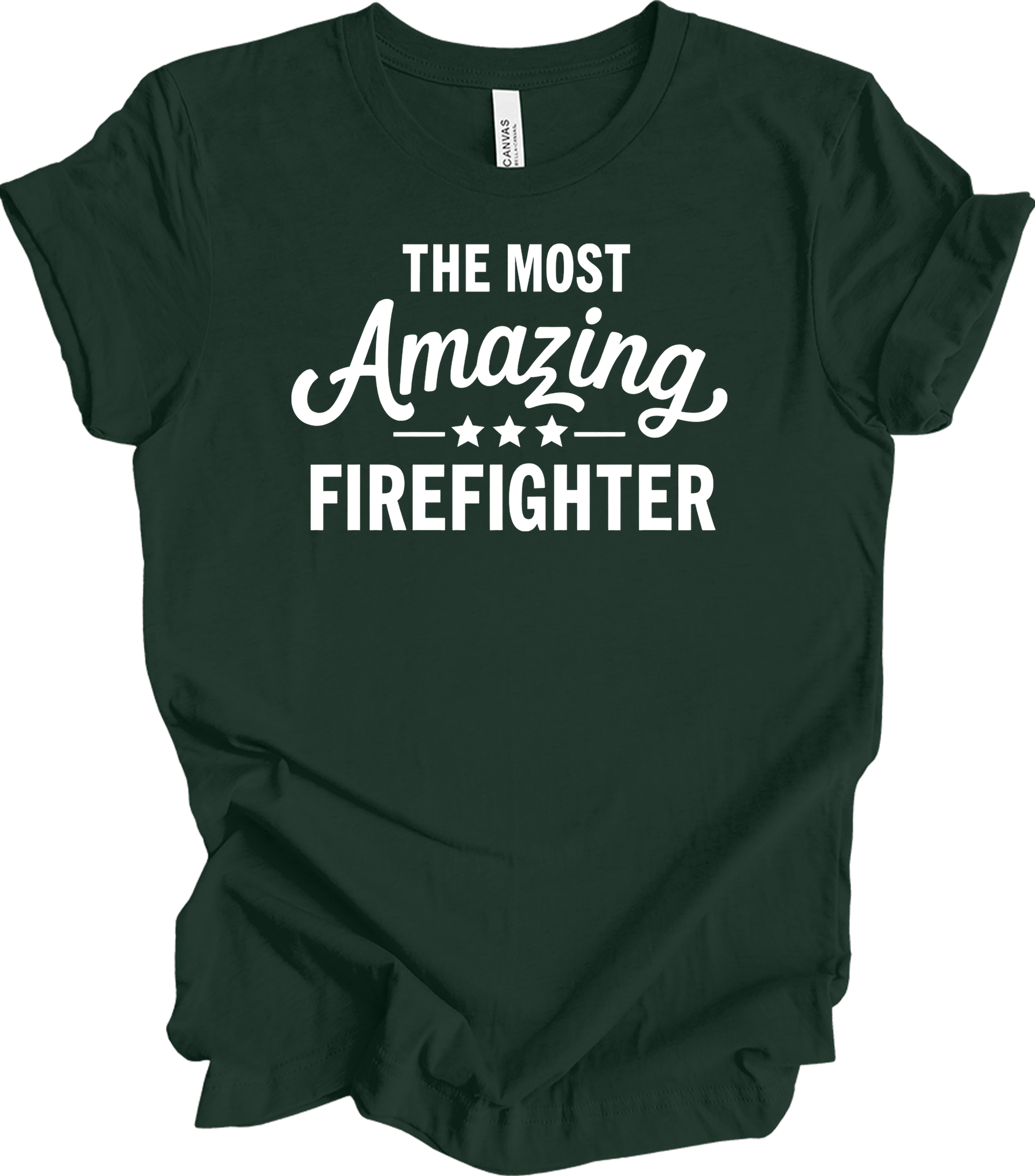 Amazing Firefighter - Fire Inside Me T-Shirt in Forest