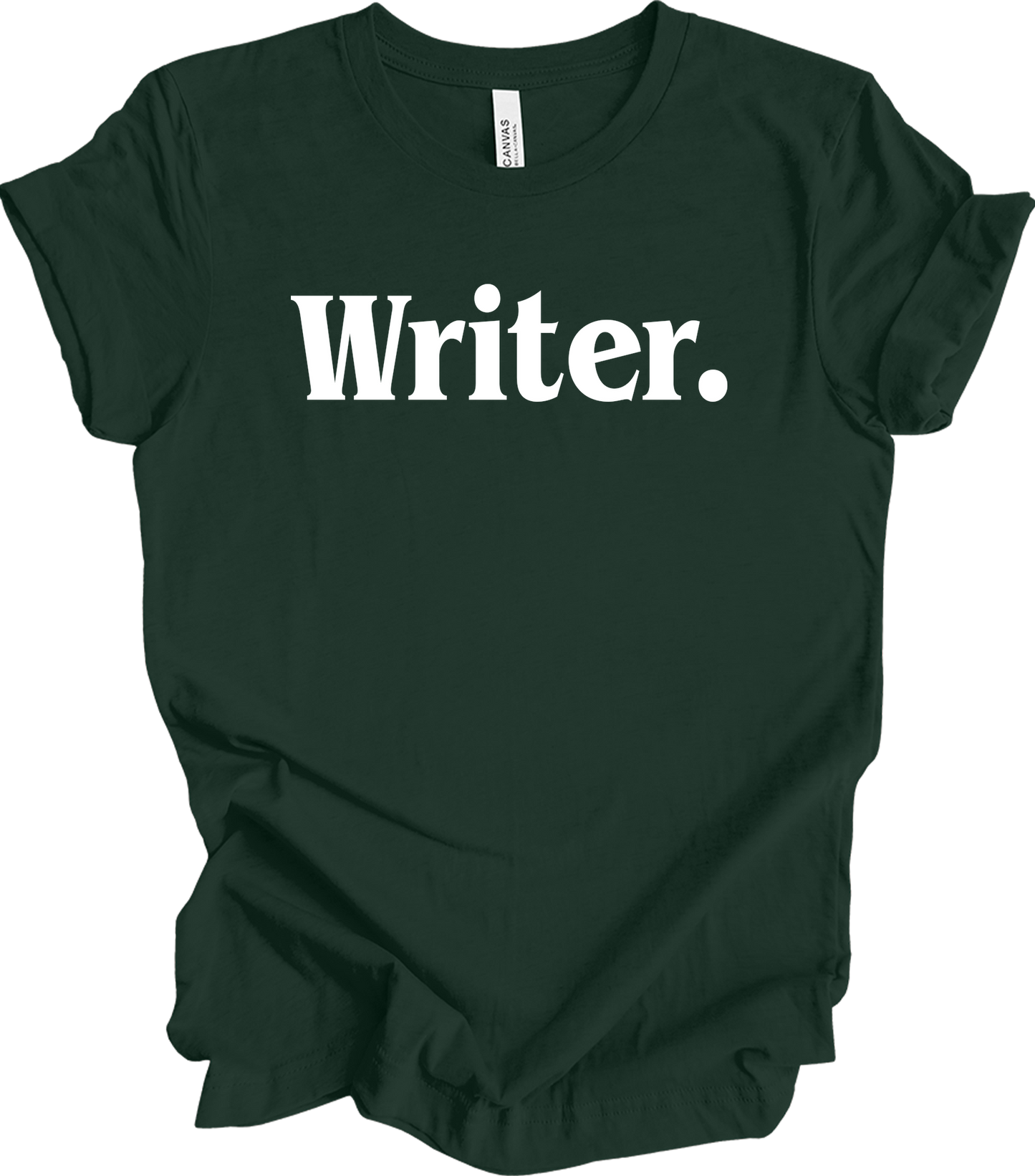 Writer Funny Writing Book Author Novelist Gift T-Shirt in Forest