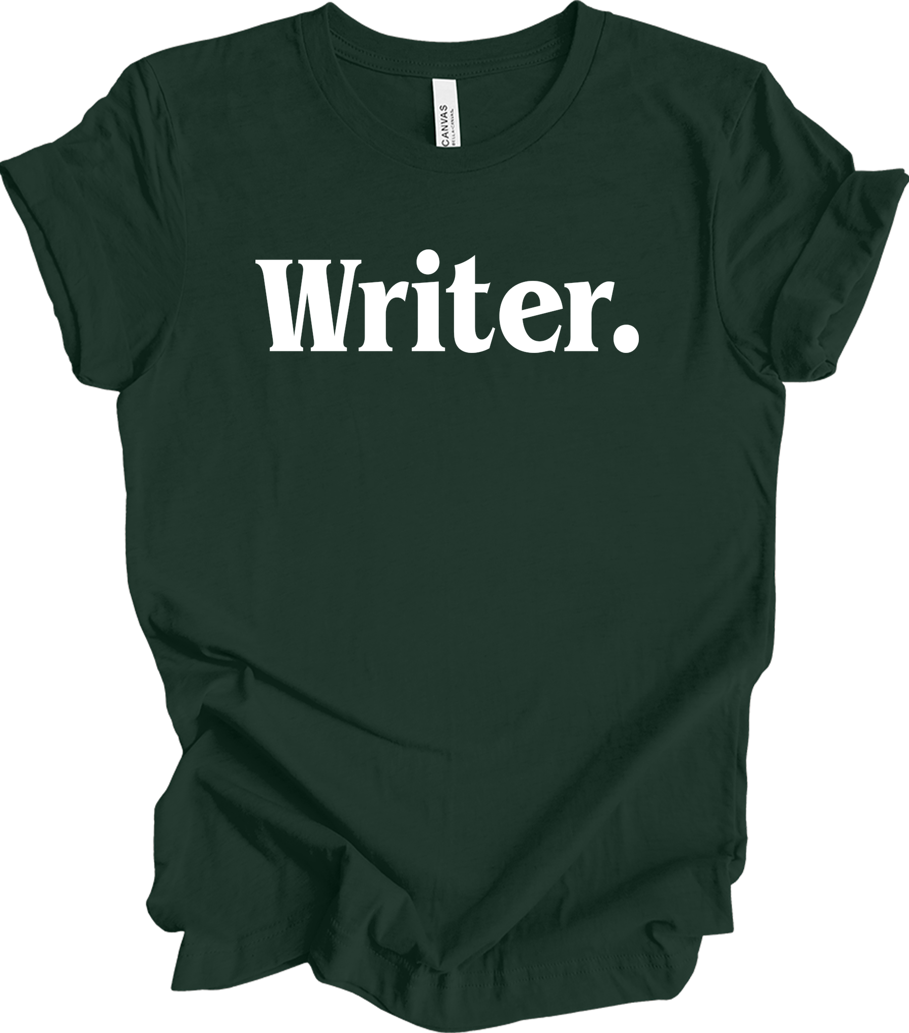 Writer Funny Writing Book Author Novelist Gift T-Shirt in Forest
